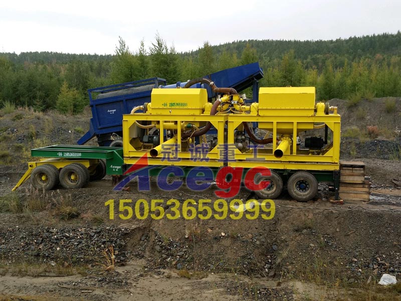 離心機選金設備工作現場(chǎng)