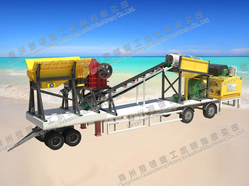 移動(dòng)式風(fēng)化巖金礦選金設備