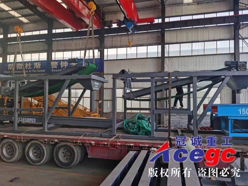 振動(dòng)循環(huán)溜槽尾礦選金設備