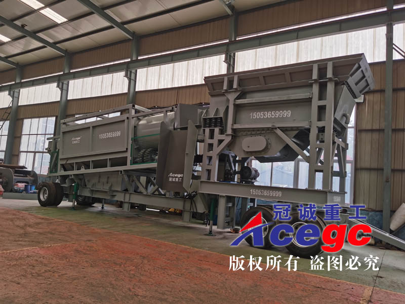 移動(dòng)式滾筒篩選金設備